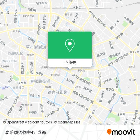 欢乐颂购物中心地图