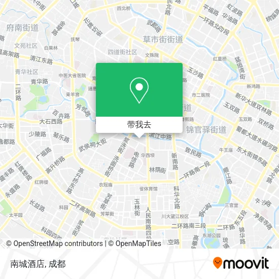 南城酒店地图