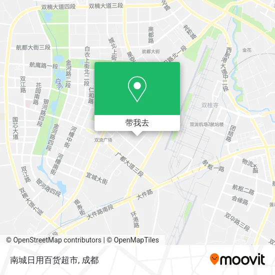 南城日用百货超市地图