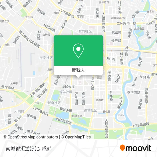 南城都汇游泳池地图
