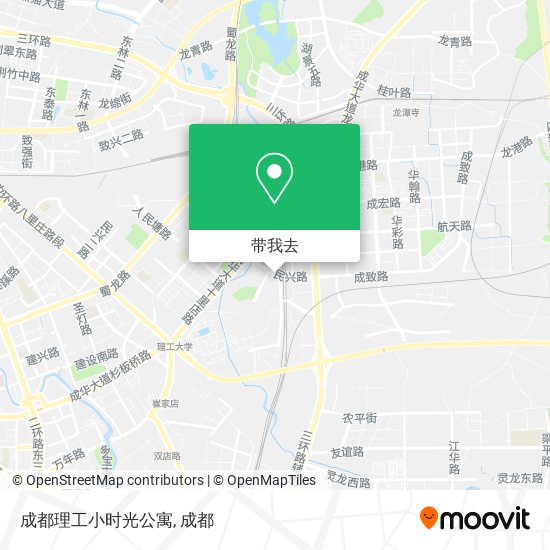 成都理工小时光公寓地图