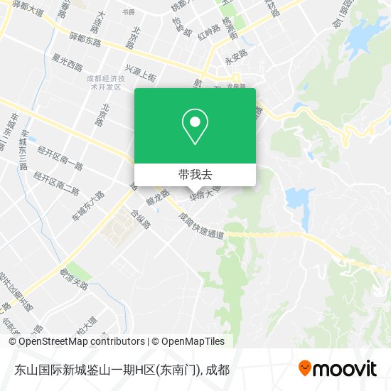 东山国际新城鉴山一期H区(东南门)地图