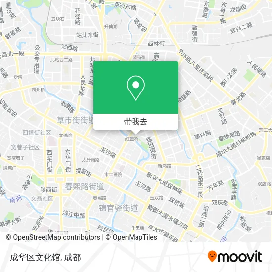 成华区文化馆地图