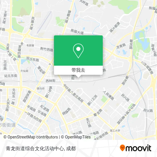 青龙街道综合文化活动中心地图