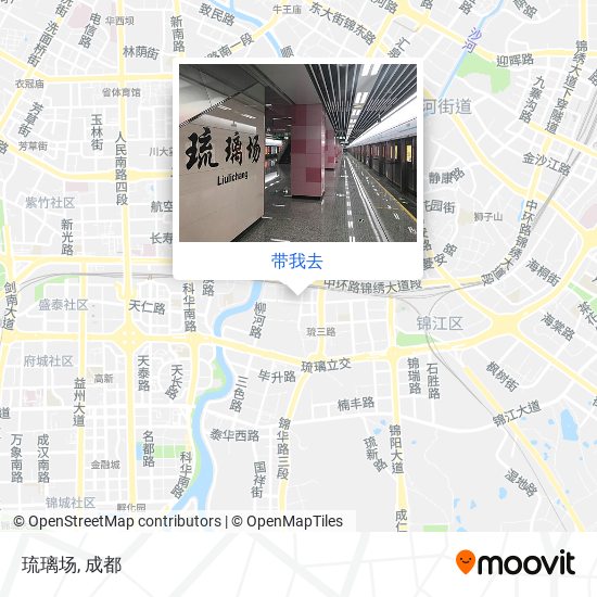 琉璃场地图