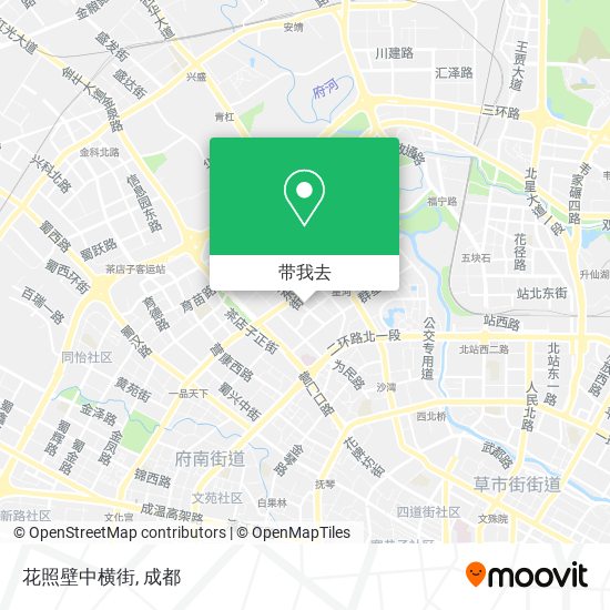 花照壁中横街地图