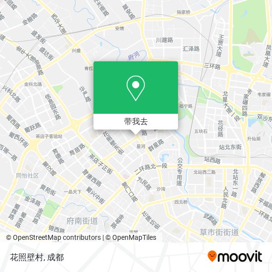 花照壁村地图