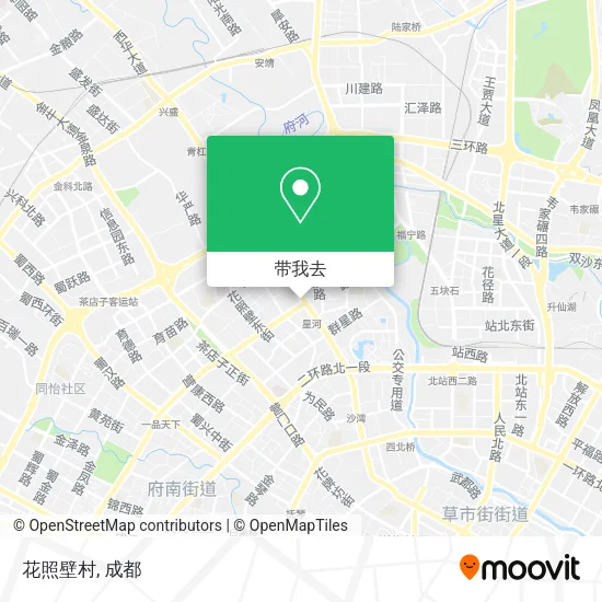 花照壁村地图