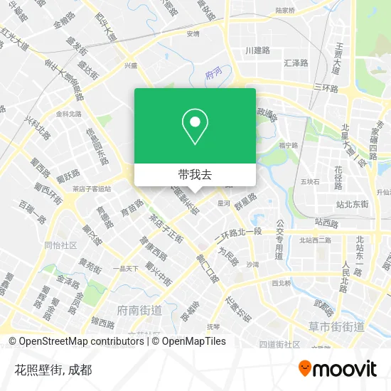 花照壁街地图