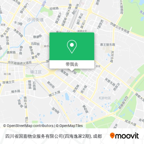 四川省国嘉物业服务有限公司(四海逸家2期)地图