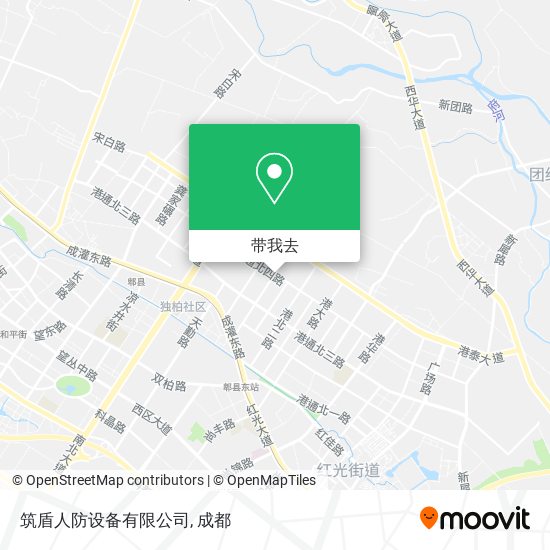 筑盾人防设备有限公司地图