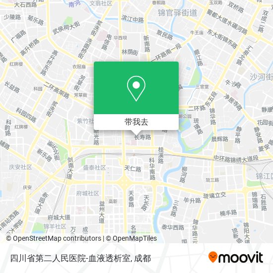 四川省第二人民医院-血液透析室地图
