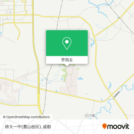 师大一中(麓山校区)地图