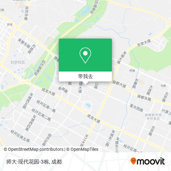师大·现代花园-3栋地图