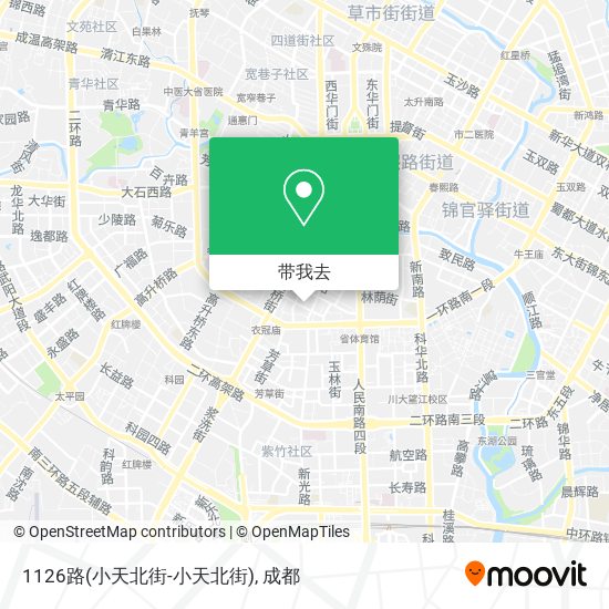 1126路(小天北街-小天北街)地图