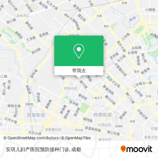 安琪儿妇产医院预防接种门诊地图