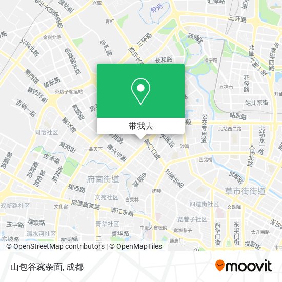 山包谷豌杂面地图