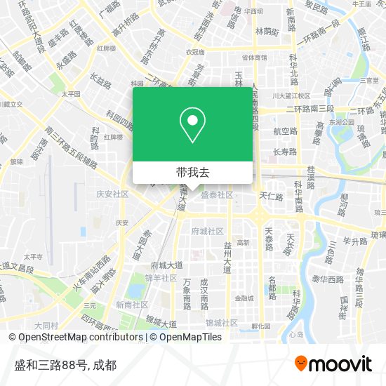 盛和三路88号地图