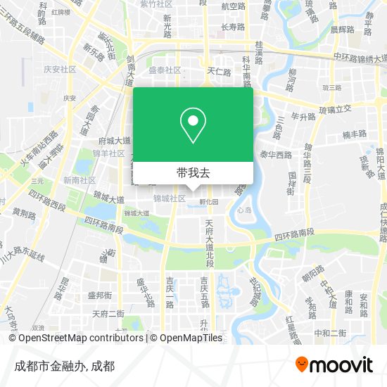 成都市金融办地图