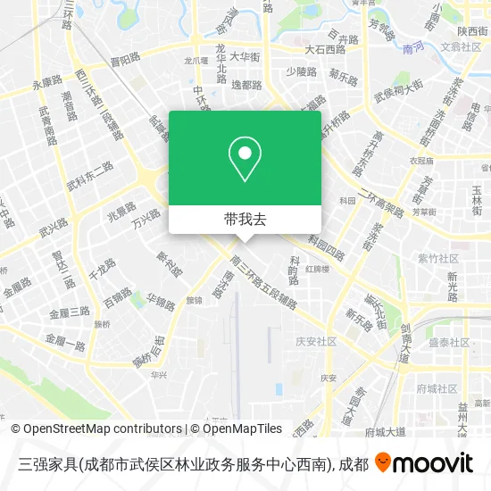 三强家具(成都市武侯区林业政务服务中心西南)地图