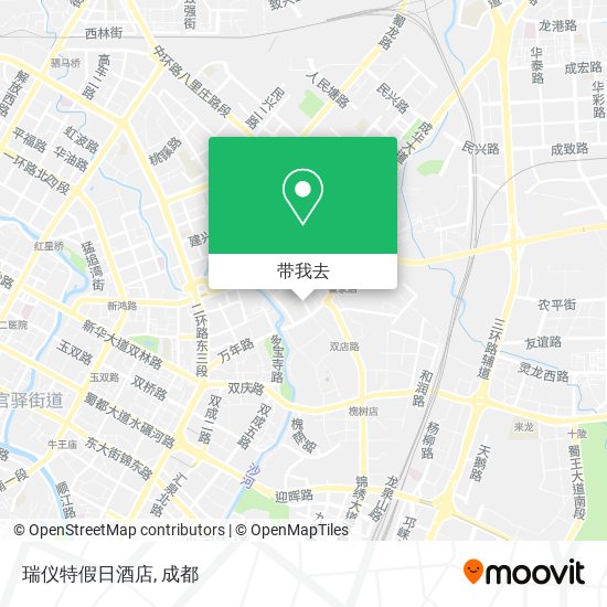 瑞仪特假日酒店地图