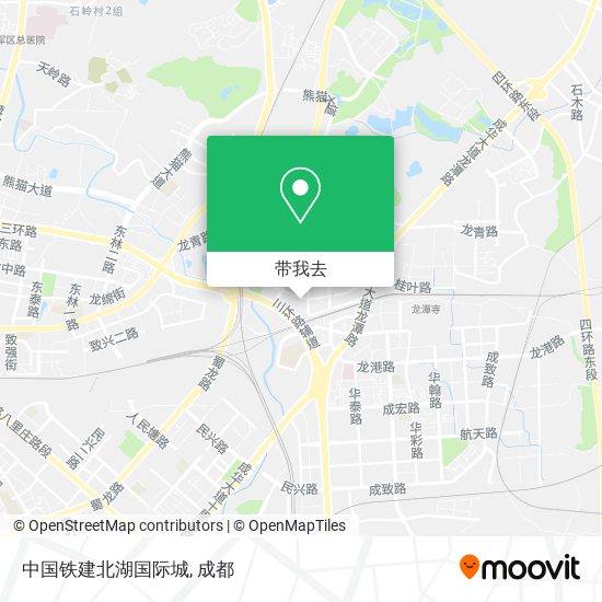 中国铁建北湖国际城地图