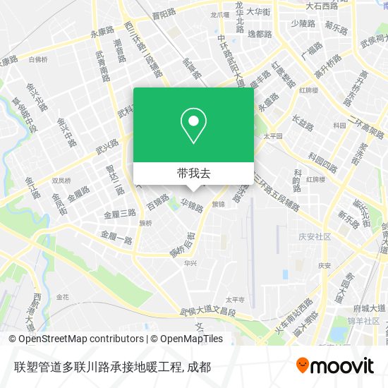 联塑管道多联川路承接地暖工程地图