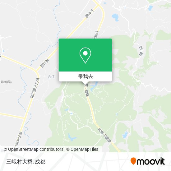 三峨村大桥地图