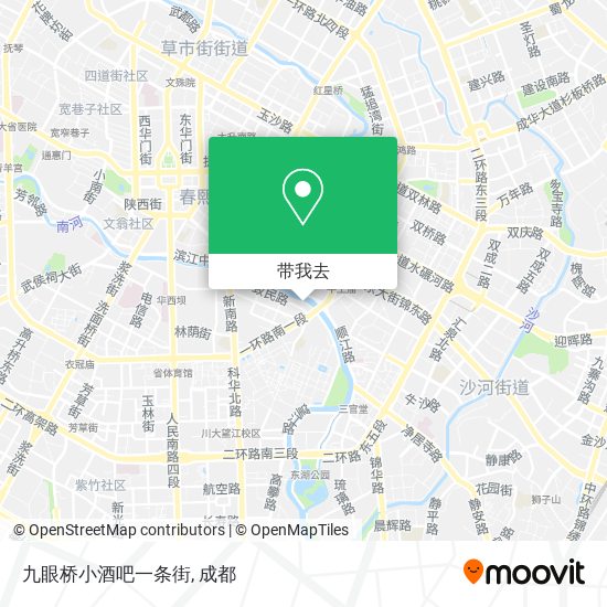 九眼桥小酒吧一条街地图