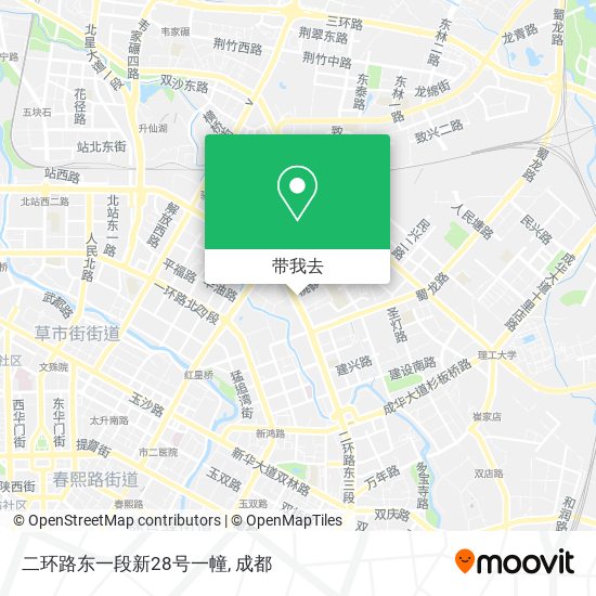 二环路东一段新28号一幢地图