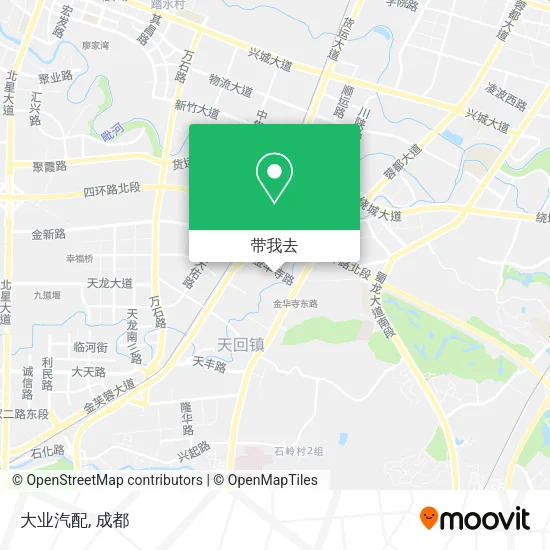大业汽配地图