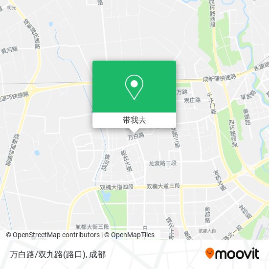 万白路/双九路(路口)地图