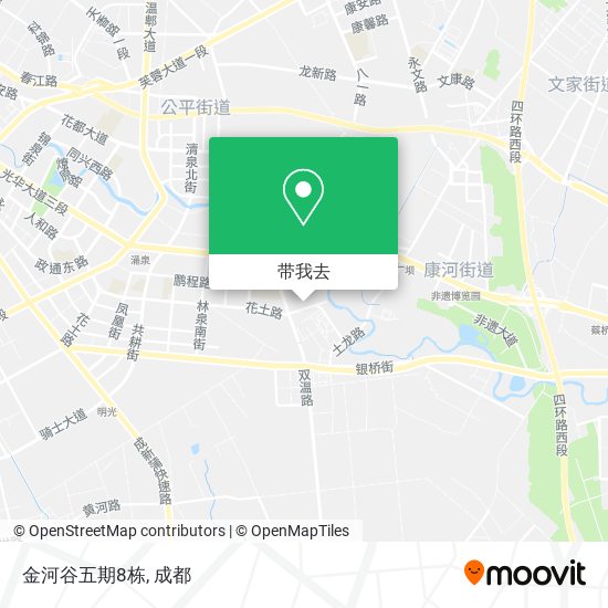 金河谷五期8栋地图