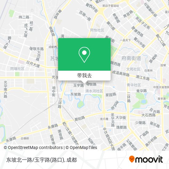 东坡北一路/玉宇路(路口)地图
