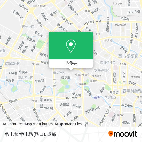 牧电巷/牧电路(路口)地图