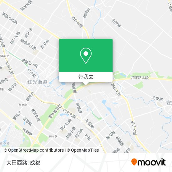 大田西路地图