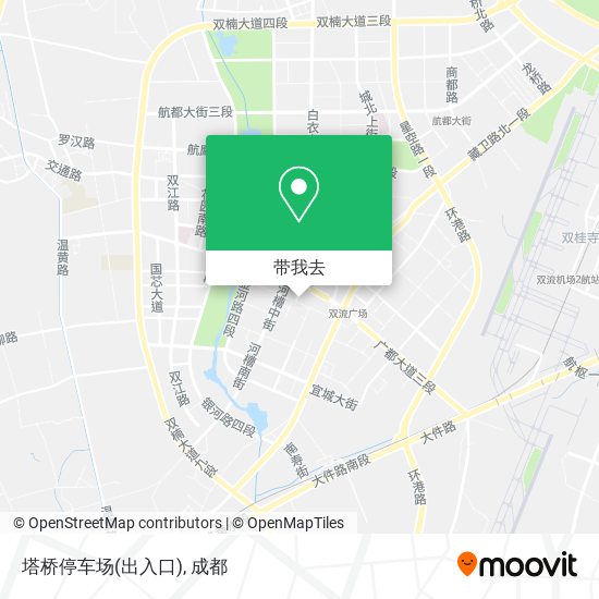 塔桥停车场(出入口)地图