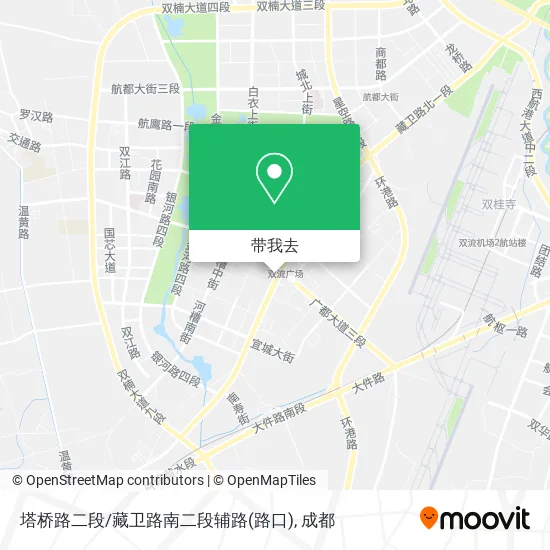 塔桥路二段/藏卫路南二段辅路(路口)地图