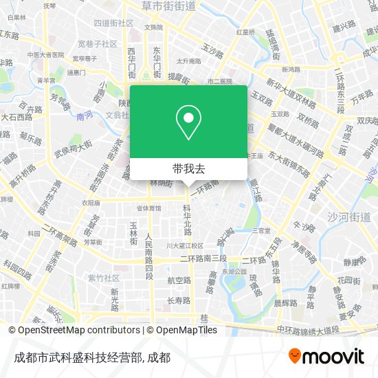 成都市武科盛科技经营部地图