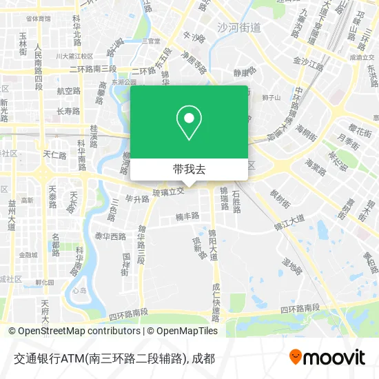 交通银行ATM(南三环路二段辅路)地图