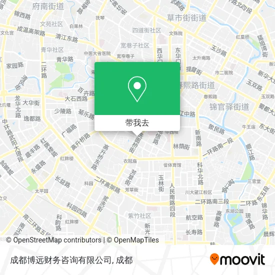 成都博远财务咨询有限公司地图