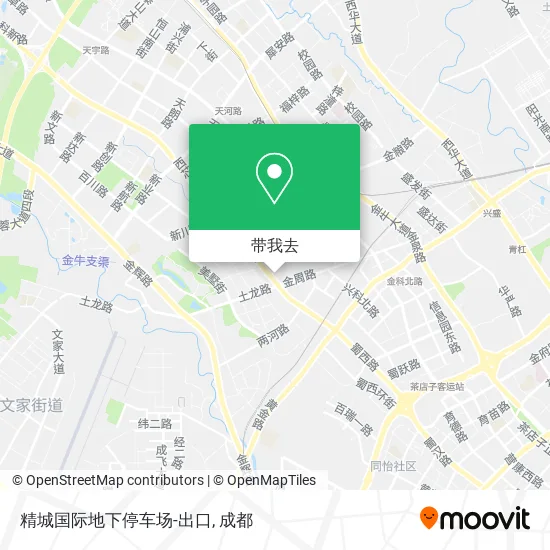 精城国际地下停车场-出口地图