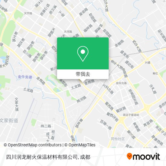 四川润龙耐火保温材料有限公司地图