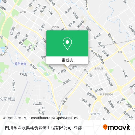 四川永宏欧典建筑装饰工程有限公司地图