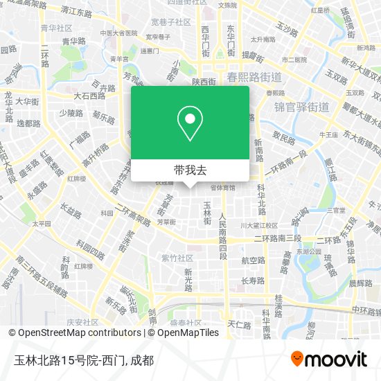 玉林北路15号院-西门地图