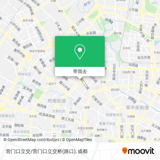 营门口立交/营门口立交桥(路口)地图