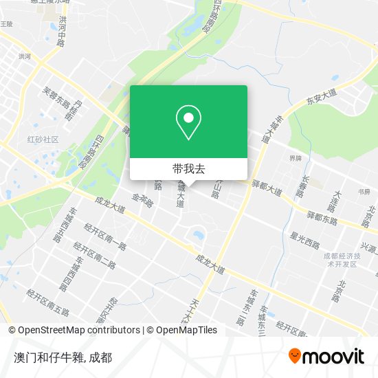 澳门和仔牛雜地图