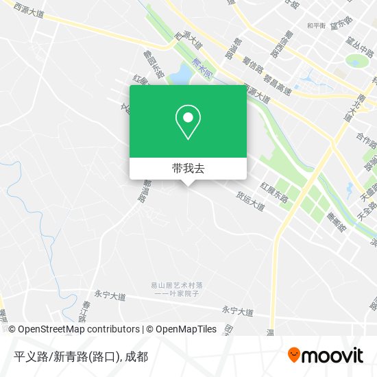 平义路/新青路(路口)地图