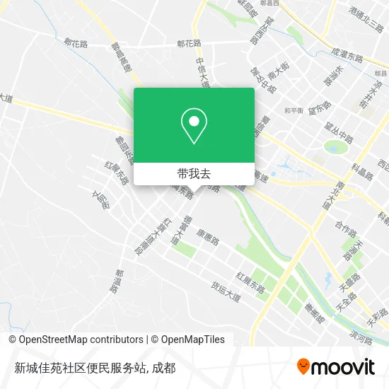 新城佳苑社区便民服务站地图