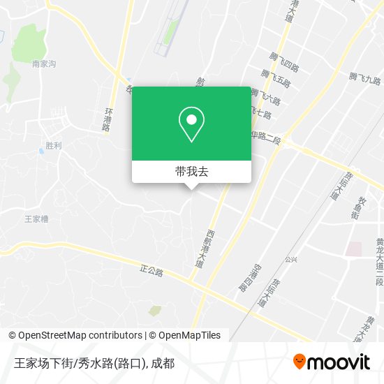 王家场下街/秀水路(路口)地图
